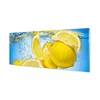 tulup.si Slika na steklu Lemon v vodi 140x70 cm 2 obešalnika