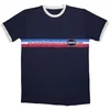 Oasis Majica 1996 Tour Horizontal Stripes Ringer Unisex Navy Blue XL