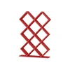Hanah Home Kumsal Red Polica za knjige 90x129x19.5cm, Crvena