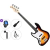 PSD Guitars JZB-100L Standard SET Sunburst Električna bas kitara