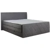 Xora POSTELJA BOXSPRING 160 cm x 200 cm , tekstil rjava