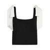 Karl Lagerfeld Top črna
