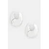 Srebrni uhani Tom Wood Pebble Hoops Medium V1