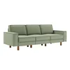 ATELIER DEL SOFA Sofa sa 3 sedišta Sparrow Extra 3 Sea Green Walnut