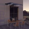 VIDAXL tenda s senzorjem za veter in LED lučmi (300x250cm)