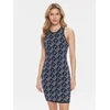 MICHAEL Michael Kors Poletna obleka MH381SL9Z6 Mornarsko modra Slim Fit