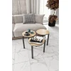 HANAH HOME Lavia 3 Oak set stolova