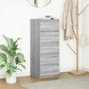 Komoda s ladicama Siva Sonoma 37,5x35x99 cm Konstruirano drvo