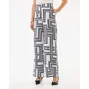 Mexx Ženske pantalone MF007004661W, Široke nogavice, Crno-bele