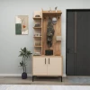 Hanah Home Cipelarnik sa čivilukom Julendor, 74.4x33x182.8 cm, Bež