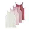 NAME IT Spodnja majica roza/magenta/staro roza/bela