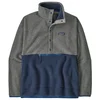 Patagonia Retro Pile 1/2 Snap Fleece pulover, nova mornarsko modra z nikljem (M)