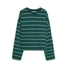 Bershka Majica smaragd/bela