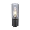 Globo 21000TB - Dodirna stona lampa ANNIKA 1xE27/25W/230V, prečnik 9 cm, crna