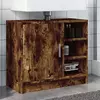 Ormarić za umivaonik boja dimljenog hrasta 63x29x55 cm drveni