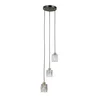 ITALUX PND-40813-3R-BK-HBR - Luster na sajli TORNO 3xE14/40W/230V crna/zlatna