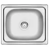 Deate Doppio ZEN 0103 Sudopera, 1 korito, 18cm, Čelična, Inox