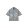 Ed Hardy Srajca moder denim / siva / bela