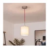 Brilagi - LED luster na sajli NUBILA 1xE27/60W/230V, prečnik 14 cm, crvena/krem