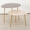 Ena Set od 2 stola 65x59xx47cm, Ljubičasta