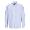 JACK & JONES Srajca JPRBLUHARVEY mornarska / svetlo modra / bela