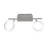 WOFI WOFI Scarlett 7295.02.64.6000 Stropni LED-reflektor 9 W EEK: LED (A++ - E) Topla bela Nikelj (mat)