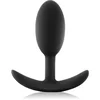 Vibracijski analni čep Anal Adventures Platinum - Vibra Slim, medium