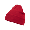 Basic Flap Beanie Red