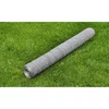 VIDAXL žična ograja galvanizirana šestkotnik 50 cm x 25 m x 0,75 mm