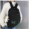 Huili Unisex školski ranac, Crni