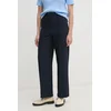 Hlače Tommy Hilfiger ženske, mornarsko modra barva, WW0WW43875
