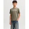 Jack & Jones Junior Majica JJAVERY temno siva / barva blata