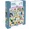DJECO Rdeča kapica Zgodba Puzzle 35 kosov