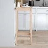 shumee Barska miza 50x50x110 cm trdna borovina
