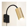 Brilagi - Fleksibilna zidna lampa SELE 1xGU10/30W/230V crna/zlatna