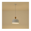 Luster na kablu SIMPLO 1xE27/15W/230V, bela, prečnik 27 cm