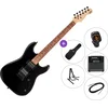 PSD Guitars SPS-100 SET Black Električna kitara