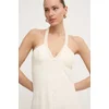Liu Jo Vsakodnevna obleka MA4155 J4061 Écru Regular Fit
