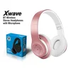 slušalice sa mikrofonom BT Xwave roze 024082
