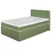 BOXSPRING KREVET 211/120/100 cm zelena
