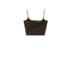 MANGO Top SANDIA temno rjava