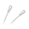 Ploščati povezovalni kabel UTP 8c plug-plug 5,0 m CCA bela kat.6e