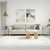 shumee Klubske mizice 2 kosa betonsko sive 50x50x40 cm konstruiran les