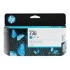 HP 738 130-ml Cyan DesignJet Ink