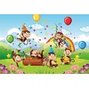Art puzzle Lesena sestavljanka Monkey party 50 kosov