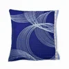 Krep - 40x40 cm - Elipsa modra
