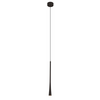 MAXLIGHT P0372 - LED luster na sajli COFFEE LED/7W/230V prečnik 3 cm crna