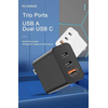 Kućni punjač Eima EM01 65W 2xPD 25W/65W 1xUSB+Type C na Type C crni