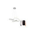 Brilagi-LED prigušiva luster na sajli COSMOWAVE LED/70W/230V 3000-6500K srebrni sa daljinskim upravljačem