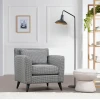 Atelier del Sofa Fotelja Nordic Arm 75x83x82cm Crno-Bela